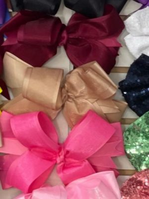 6109. Clip en organza grande