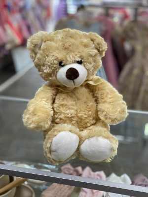 6318. Oso con listos beige