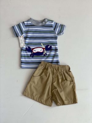921. Conjunto azul de cangrejo