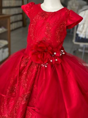 8030. Vestido Ana en color rojo