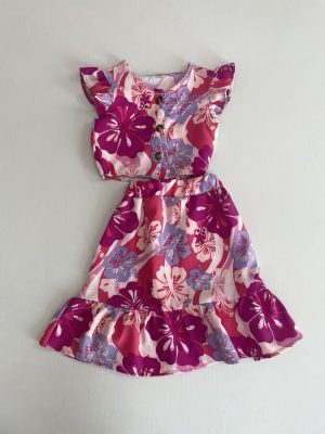 3301. Conjunto de flores rosa