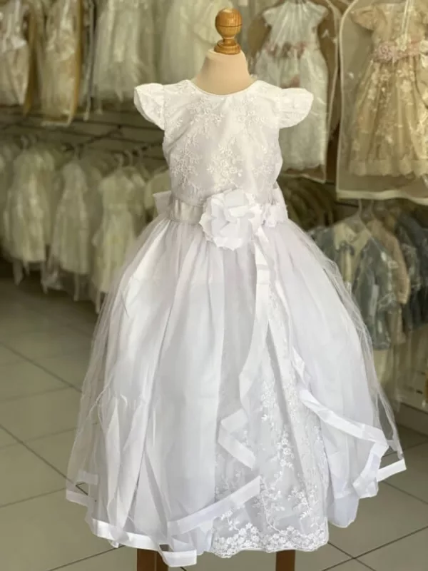 8105. Vestido Rebeca en blanco