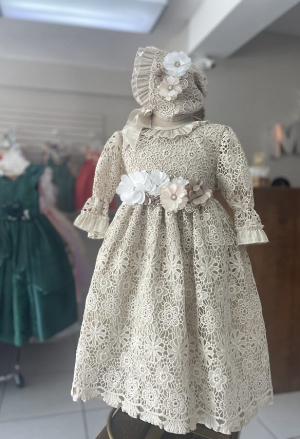 7151. Ropon con manguita en ivory