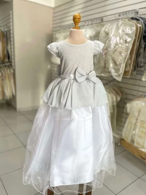 8125. Vestido Romina en blanco