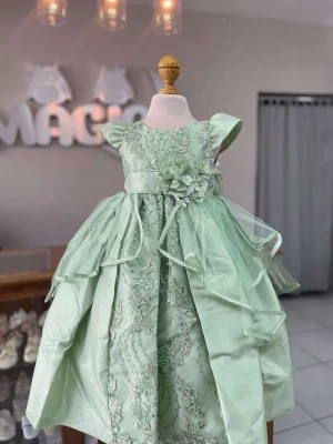 8127. Uno de los favoritos, vestido verde pistache