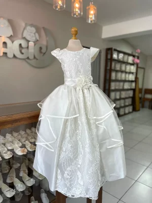 8133. Vestido Ana en ivory