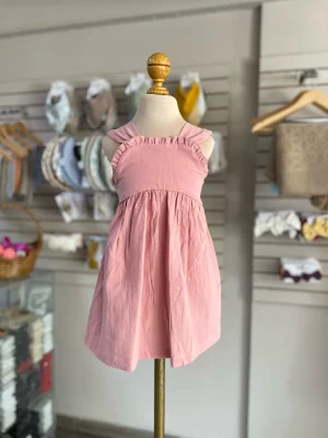 34113. Vestido rosa claro