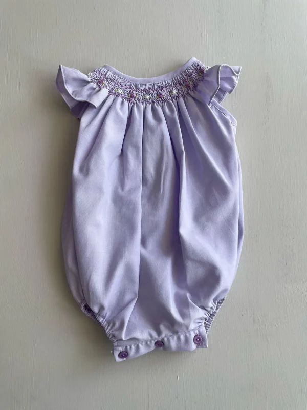 34125. Ranita Lila con Bordado Smock