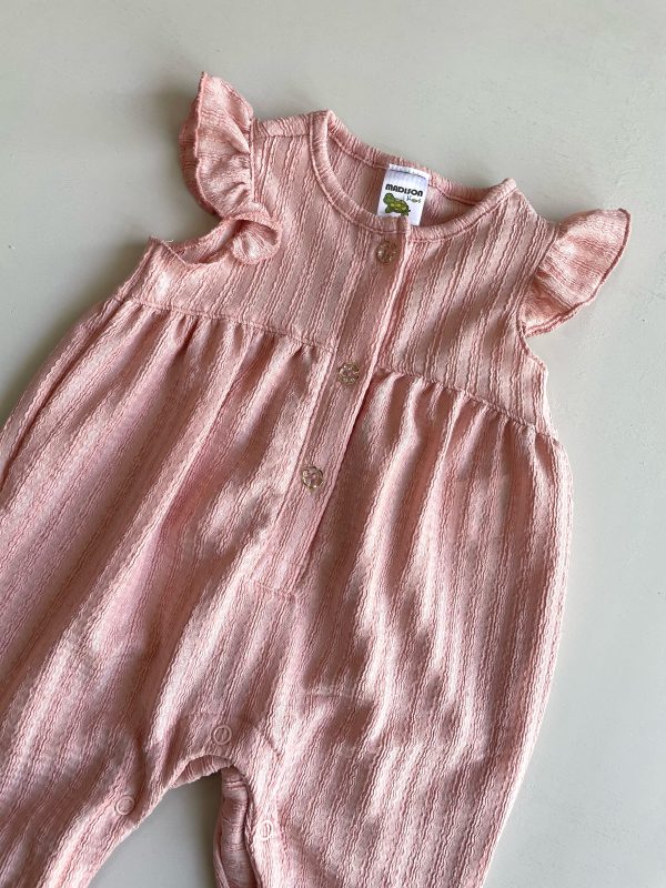34145. Jumper salmon de rayitas