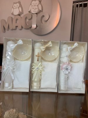 9155. Kit de vela de bautizo $249