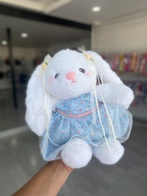 63114. Coneja de peluche de vestido completo