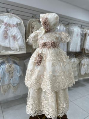 7326. Ropon de nueva colección con detalles de flor en 3D