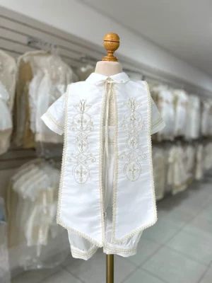 826. Ropon con detalle de cruces pequeñas