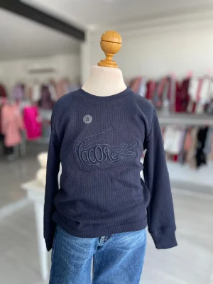 13086. Camiseta azul Lacoste