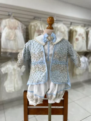 829. Conjunto azul de saco de nueva temporada