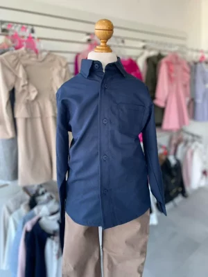 13110. Camisa azul marino