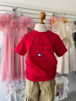 13215. Camiseta Tommy en color rojo