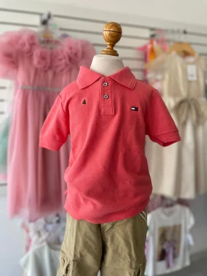 13218. Nueva temporada, polo en color salmon