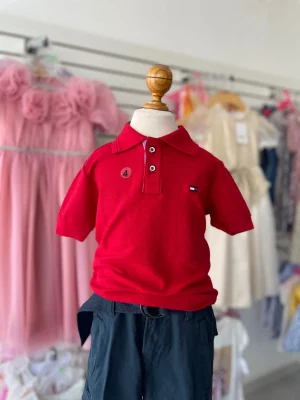 13222. Una favorito, Polo en color rojo