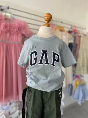 13224. Camiseta GAP en color gris claro