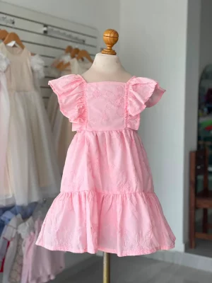 34382. Vestido rosa super fresco