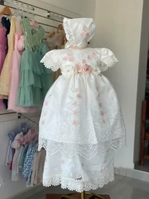 34508. Ropon desmontable con detalles 3D en rosa